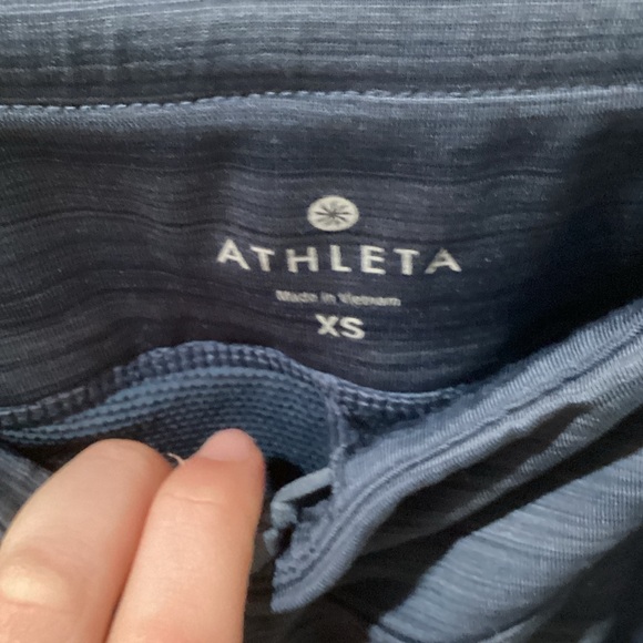 Athleta Navy Tiered Mini Skirt - Picture 3 of 7